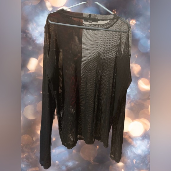 RARE VTG Catherine Coatney XL Fishnet Top Iconic San Francisco Gothic Elegance - Picture 3 of 5